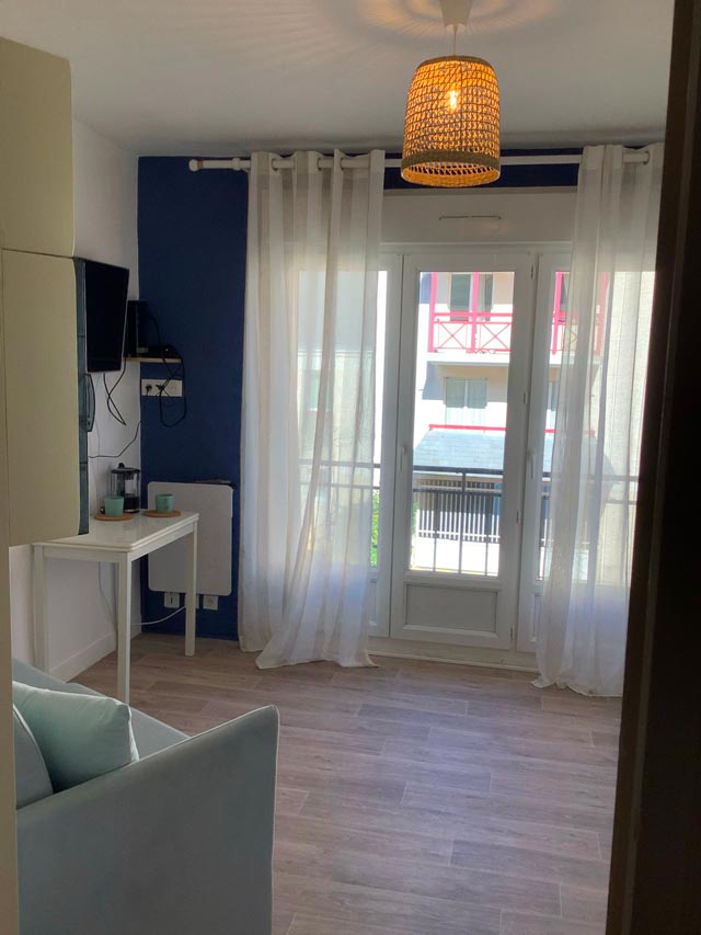 Studio vacances La Baule 2 personnes - salon lumineux
